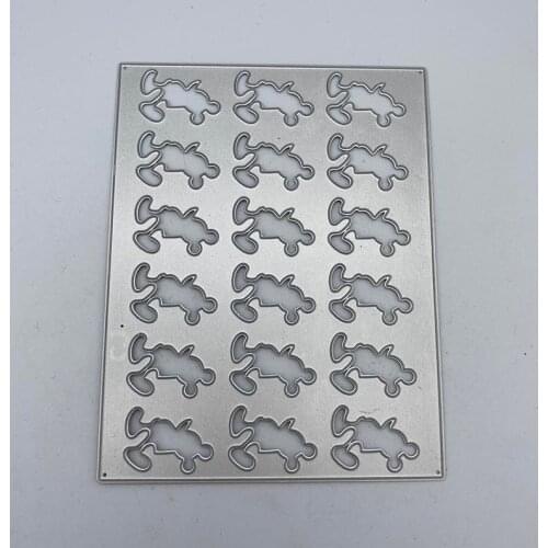 Metal Cutting Die Animal Rectangular Panel Scrapbook Embossed Paper Card Album Craft Template Stencil Dies