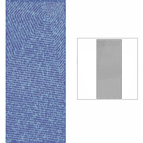 New Slim Nested Hexagon Background Plate Craft Embossing Mold 2021 Metal Cutting Dies for DIY Scrapbooking Album Card Making