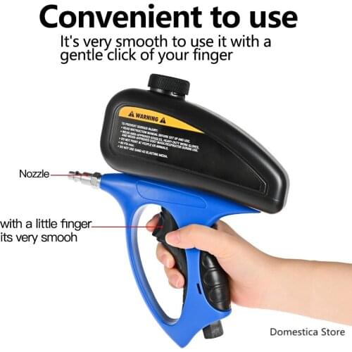 3600PSI Anti-Rust Portable Airless Sandblasting Machine Handheld Small Nozzle Pneumatic Sandblast Gun Machines 23X17X5CM