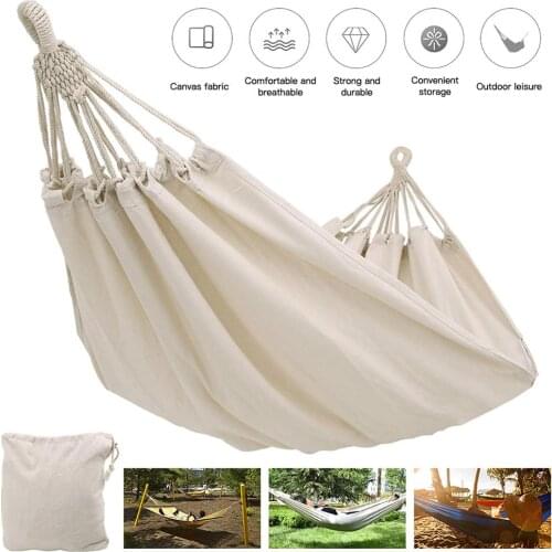 Portable Travel Camping Hammock Hanging Home Bedroom Bed Lazy Swing Outdoor Camping Chair Indoor Hammock Lazy Chair