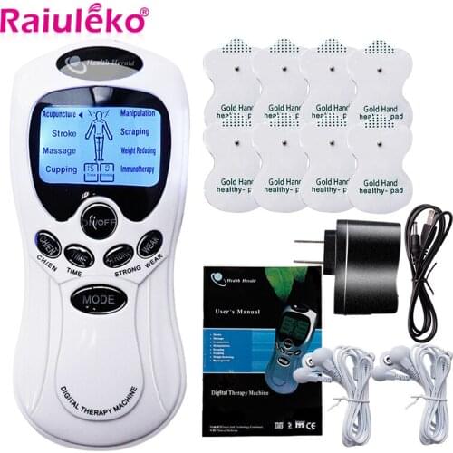Portable Household Electrical Muscle Stimulator Digital Meridian Massager Acupuncture Therapy Machine Slimming Body Shaper