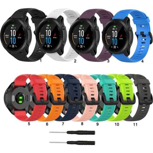 Silicone Watch Band Strap for Garmin Fenix 5 plus Forerunner 935 945 Approach S60 Watchbands strap