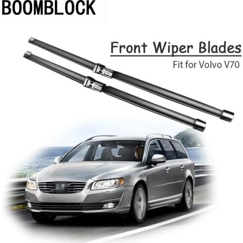 Car Windshield Rubber Front Wiper Blades Arm Kit For Volvo V70 2016 2015 2014 2013-2005 Windscreen Original Wiper Accessories