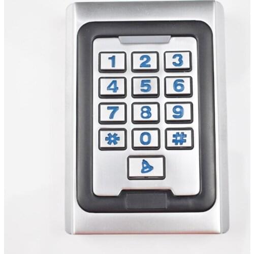 RFID 125Khz EM Card Door Access Control Metal case Silicon Keypad Security Entry 2000 Users