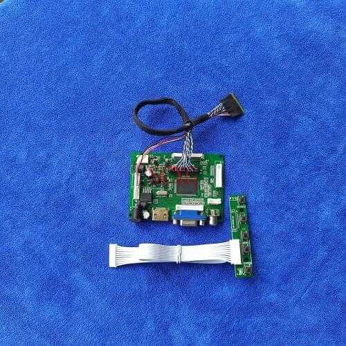 HDMI-compatible VGA AV laptops 60Hz WLED 40-Pin LVDS 1366*768 LCD screen controller drive board Fit M116NWR1/NT116WHM DIY Kit