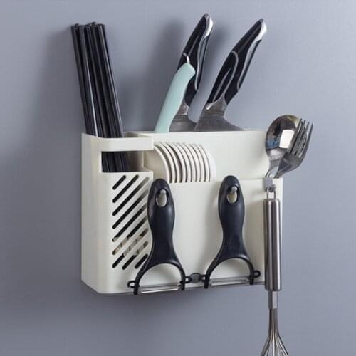 Chopstick Drainer Storage Box Tableware Holder Fork Spoon Cutlery Drain Basket Household Kitchen Shelf Storage Rack organizer