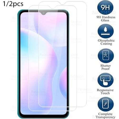 1-2pcs For Xiaomi redmi 9a glass on xiomi Redmi 9a 9 a a9 Cover Glass Protective film Screen Protector redmi9a
