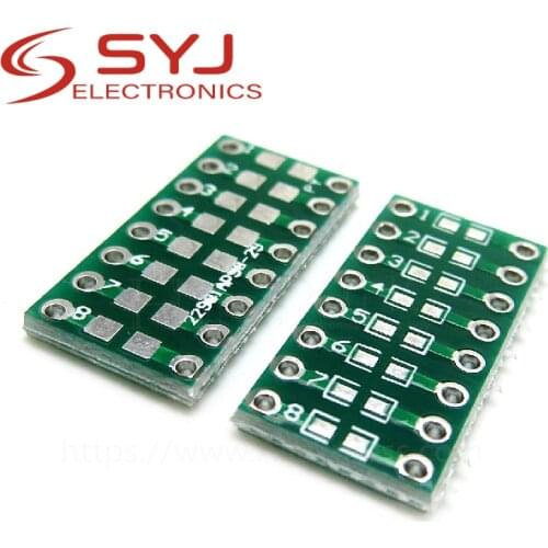 10pcs/lot 0805 0603 0402 to DIP PCB Transfer Board DIP Pin Board Pitch Adapter keysets In Stock