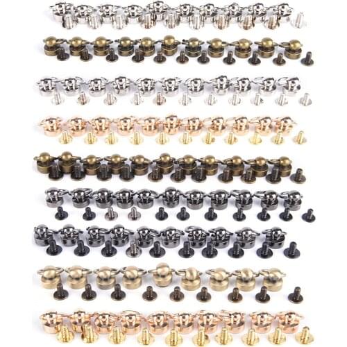 10pcs/lot 2Sizes Luggage Bag Buckle Tongs Snap Hook Ring With Screws For Bag DIY Handmade Parts Accessories