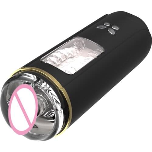 Automatic Squirming Male Masturbator Cup, Electric Pocket Pussy Penis Masturbator Vagina with Suction Sex Toys for Male