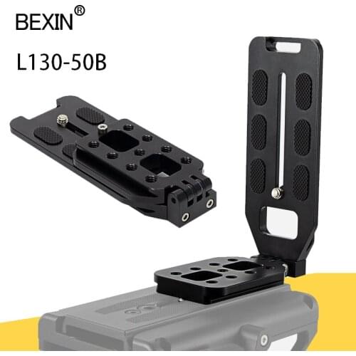 BEXIN vertical clapper folding quick release board for camera aluminum alloy L-shaped vertical clapper gimbal quick release base