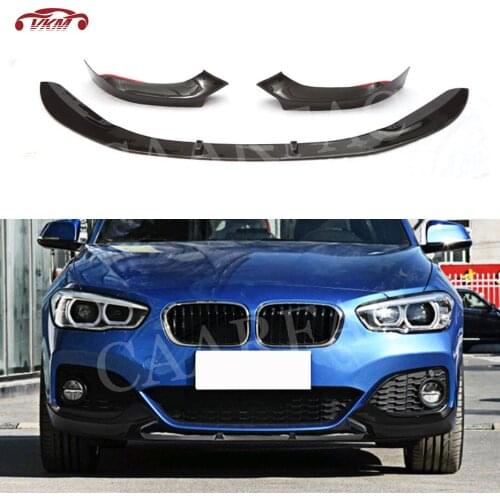 ABS Gloss Black Material Front Bumper lip Chin Spoiler For BMW 1 Series F20 F21 M Sport 2015-2018