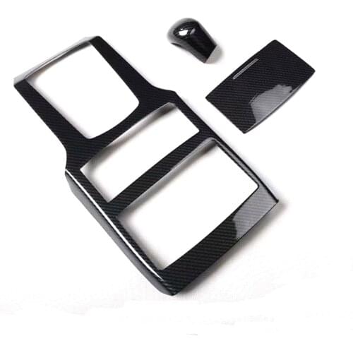 For Subaru Outback 2010 2012 2013 2014 Car Gear Shift Panel Decorative Cover Trim Styling ABS Car Accessories 3pcs/set