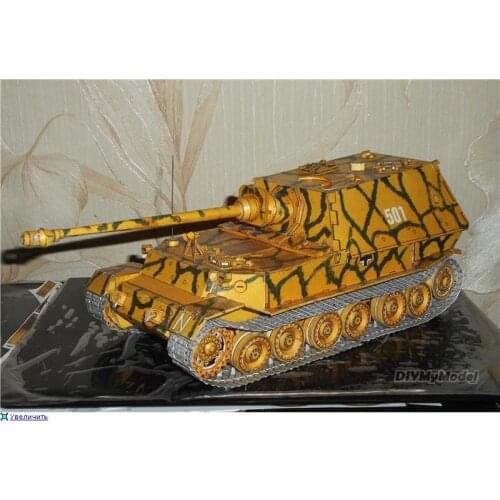 DIYMyModeI German Ferdinand elephant tank destroyer DIY Handcraft Paper Model KIT Handmade Toy Puzzles Gift Movie props