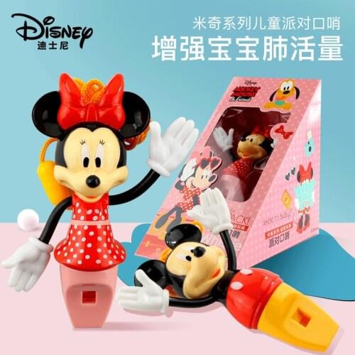 Disney Genuine Authorized Mickey Party Whistle Mouse Year Mascot Baby Toys Young Children Creative Gifts