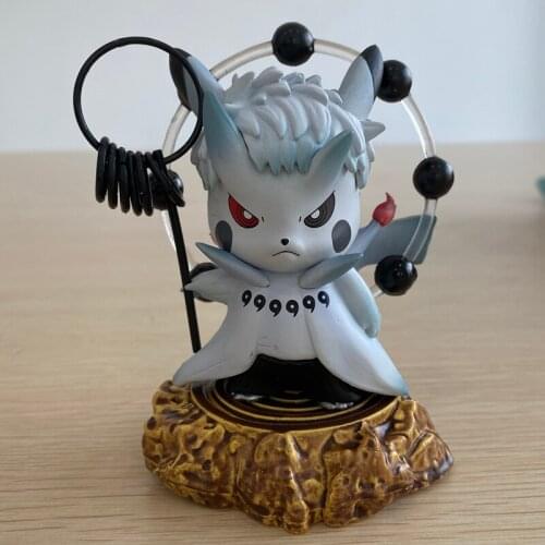 Pikachu Cosplay Naruto Ootutuki Hagoromo Action Figure Model Toys