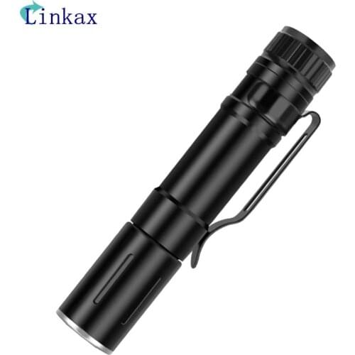Super Mini XPE Flashlight Adjustable Focus Torch 3 Light Modes Lamp By 1*AAA Battery For Hunting, Cycling, Climbing, Camping