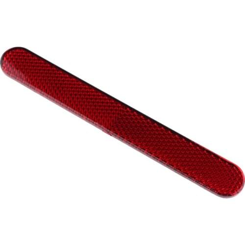 Red Motorcycle Rear Fender Reflector for XL883 XL1200 48 2004-2018 Self Adhesive Reflector Easy Installation