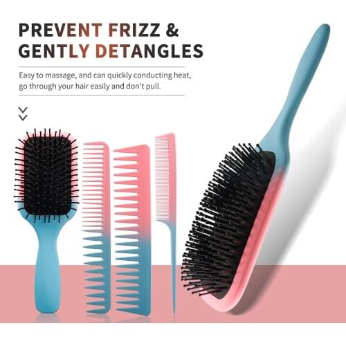 CestoMen Hair Care Massage Comb Paddle Hair Brush Wide Tooth Comb Tail Comb Salon Hairdressing Styling Tools Hair Care Tools