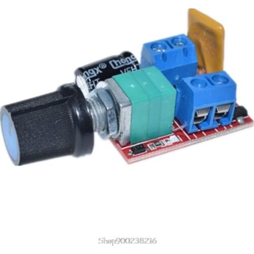 Mini 5A PWM 90W DC Motor Speed Controller Module 3V-35V Speed Control Switch LED Dimmer S16 20 Dropship