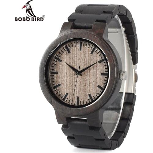 BOBO BIRD Watch Men Wrist Quartz Watches For Man Wristwatch Male relojes hombre 2020 Wooden Customize Timepieces Male Watch Box
