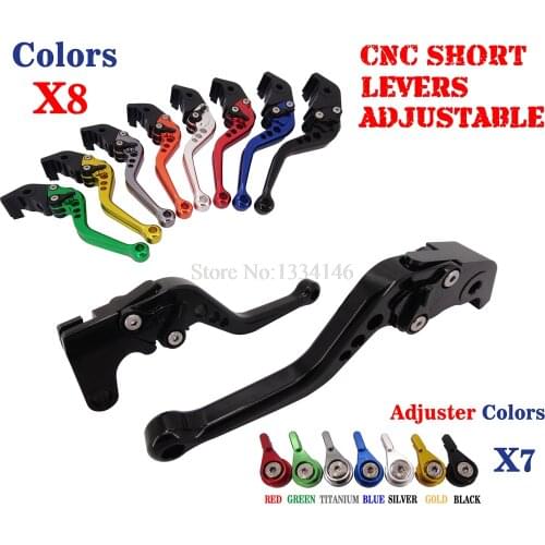 NICECNC CNC Adjustable Short Brake Clutch Levers For Yamaha YZF-R25 YZF-R3 YZF R3 R25 2014 2015 2016 2017 Aluminum 8 Colors
