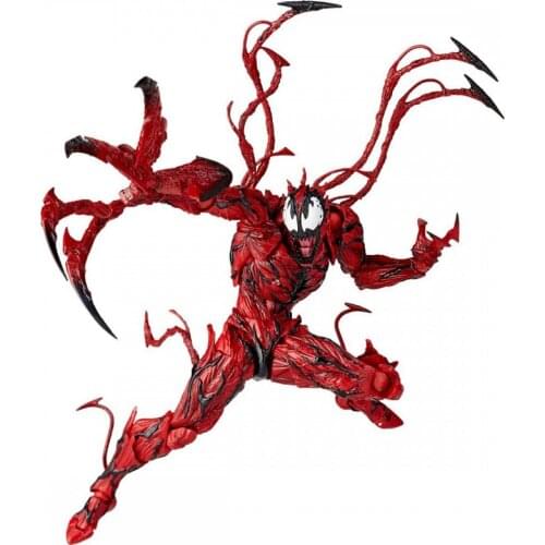 2020 NEW Marvel Red Venom Carnage in Movie The Amazing Spiderman BJD Joints Movable Action Figure Model Toys Kids toys