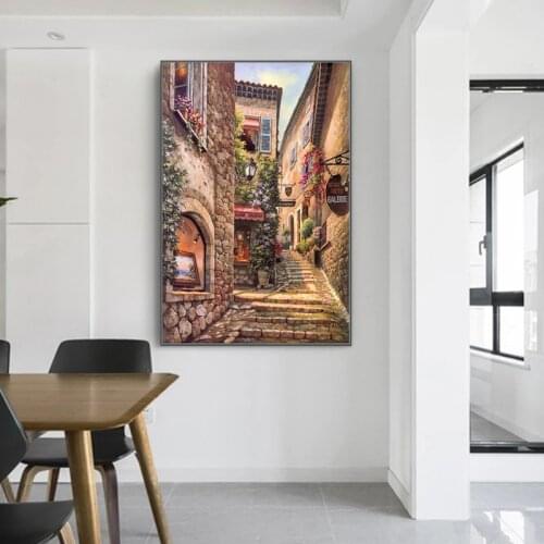 Classical Venice City Landscape Canvas Painting Scenery Posters and Prints Cuadros Wall Art Pictures for Living Room Home Decor