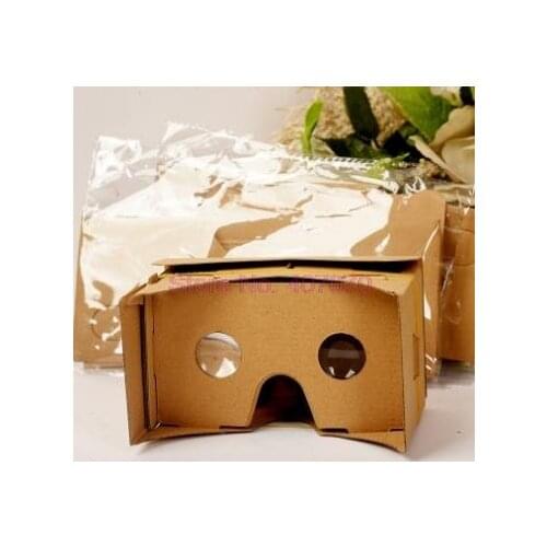 By DHL or Fedex 500pcs DIY Cardboard VR 3D VR Glasses