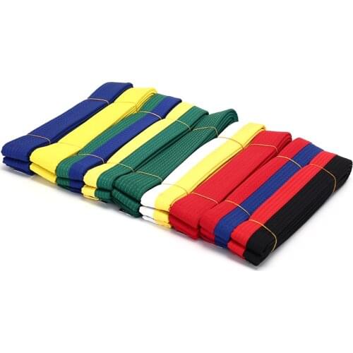 Taekwondo Belt Polyester + EVA Randomly Karate Judo Martial Belt Black, Red, Green, Yellow Etc. For Adults, Kids Waistband