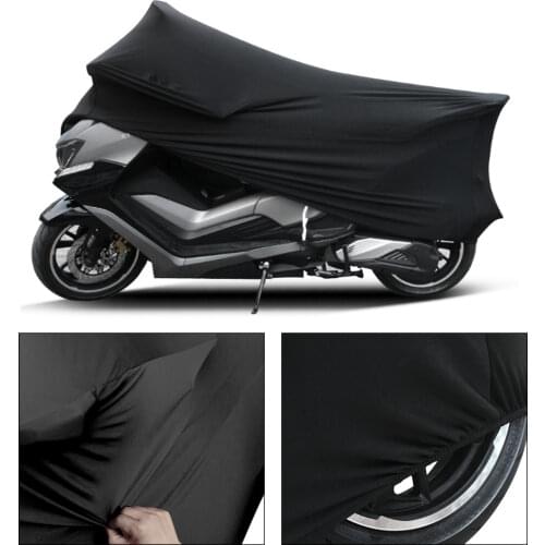 Universal Motorcycle Covers UV Protector Cover Indoor Outdoor 2 Colors Bike Motor Scooter Dustproof Cover Elastic Fabric M-4XL