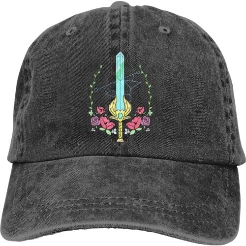 For The Honour... She-ra Floral Sword Baseball Cap Men She Ra Princess of Power She-Ra Caps colors Women Summer Snapback Caps