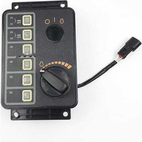 Excavator parts Hyun for dai R150/215/225/305/375-7/335/305 385LC-9/485LVS headlight wiper throttle knob controller assembly
