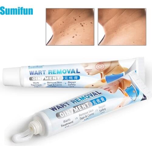 1/3/5pcs Sumifun Warts Cream Skin Tag Remover Plantar Warts Genital Wart Ointment Herbal Extract Antibacterial Plaster Skin Care