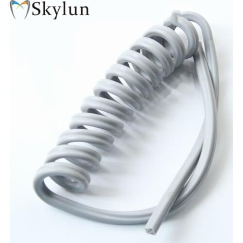 1PC Dental Tube 4 Hole Handpiece Hose Tubing Spiral Pipe tubing For High Speed Handpiece Without connector high quality SL1110