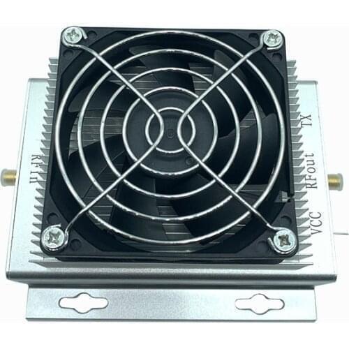 433mhz 60w RF Power Amplifier Radio Frequency Amplifier with Heatsink Fan