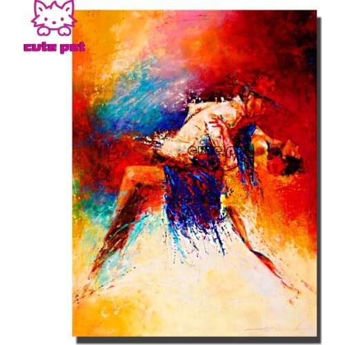 5d diamond painting abstract Tango art diy full square drill diamond embroidery round diamond mosaic DIY rhinestone painting