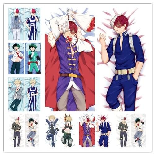 Anime the My Hero Academia Male Characte Todoroki Shoto Cosplay Dakimakura Cushion comfortable Pillow Case Hugging Body