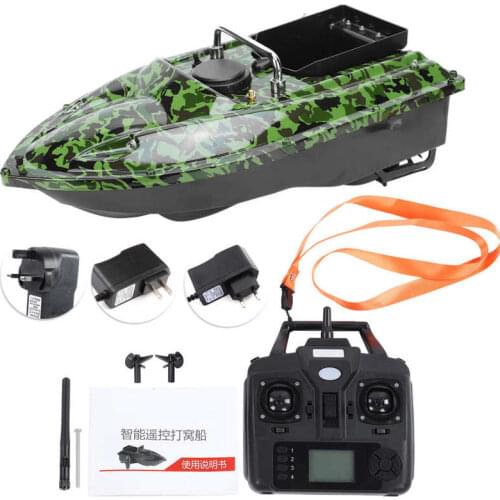 Wireless 500M Remote Control Fishing Boat Waterproof Fish Finder Smart Remote Control Bait Boat EU US UK Charger