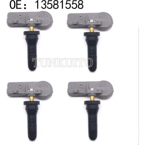 4pcs TPMS Car Tire Pressure Monitor Sensor 12768826 13581558 22854866 for Chevrolet GMC Buick Cadillac