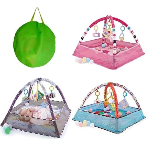 Baby fitness frame boys and girls crawling game blanket puzzle multi-function fence crawling mat enlightenment toys 0-18 Months