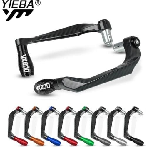 For Suzuki VX800 VX 800 logo CAFE RACER All years 7/8" 22mm Motorcycle Accessories Brake Clutch Lever Guard Levers Protection