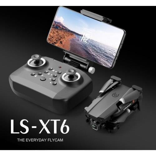 HobbyLane LS-XT6 Mini Drone 4K Aerial Folding Long-Endurance UAV Dual Lens Quadcopter