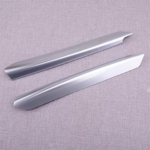 NEW 2Pcs Center Console Gear Shift Box Side Trim Cover Fit for Benz E Class W212 E200 E260 E300 2010-2015 Left Hand Drive Silver