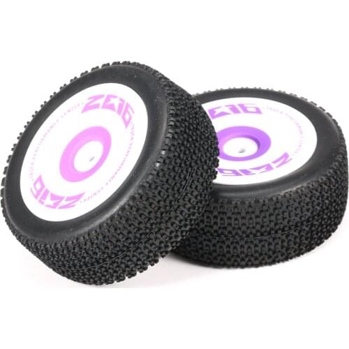 2 pcs Front Rear Tires for Wltoys 124019 1/12 RC Car Parts 1826