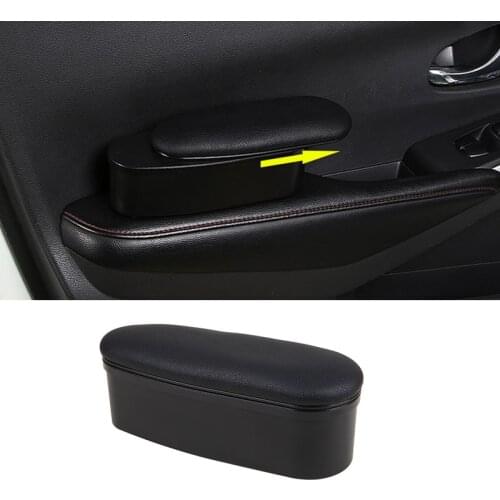 Storage Functional Armrests Car Door Leather Ergonomic Armrests Auto Interior Parts Arm Elbow Support Arm Heightening Pad
