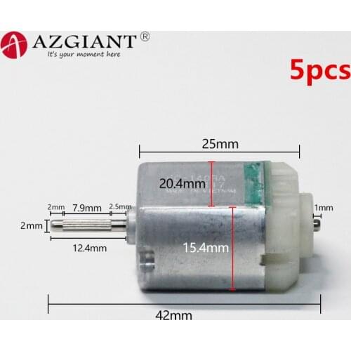 AZGIANT 5pcs/lot for mabuchi FC140RA 140 motor DC carbon brush car rearview mirror motor for Honda Toyota Mazda etc