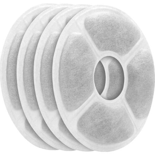 8/12 Pcs Pet Water Fountain Replacement Dispenser Activated Carbon Cotton Healthy Filter for Cat Dog Drinking Bowl