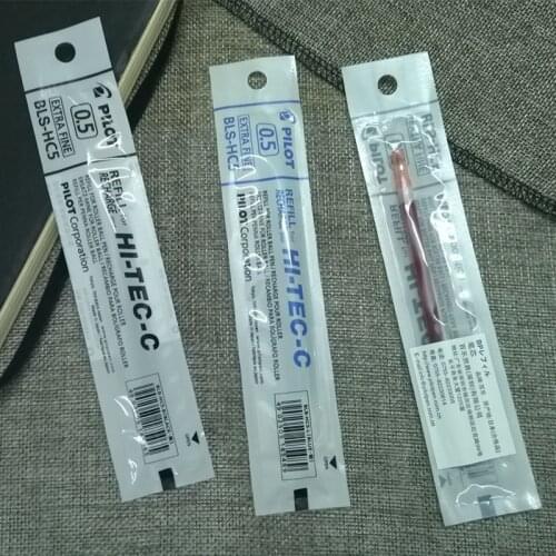 10PCS NARU Japan PILOT BLS-HC5 Gel Pen Refill BLLH-20C5 0.5mm Refill