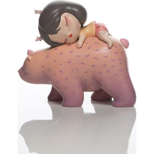 Warm bear Fairy Tale Cute Desktop Small ornaments Home Childrens Room Decorations Creative Decoration